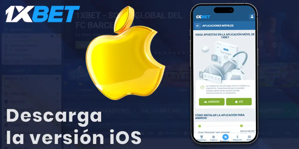 ¿Cómo descargar la aplicación móvil 1xBet en iOS?