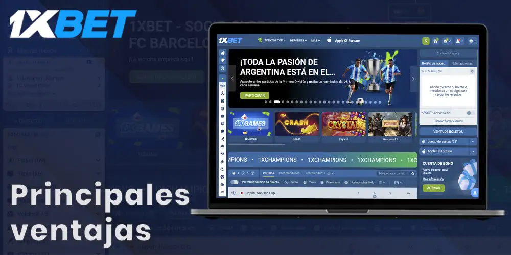 ¿Cuáles son las principales ventajas del casino 1xBet?