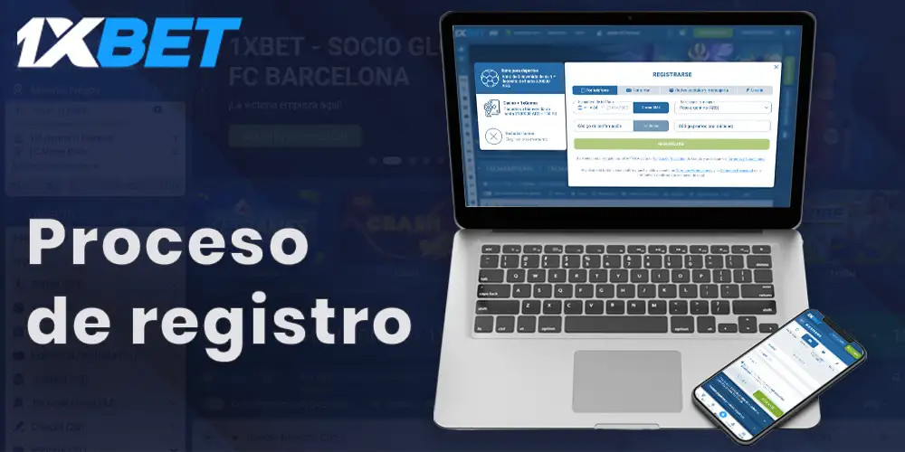 Información sobre el proceso de registro en 1xBet