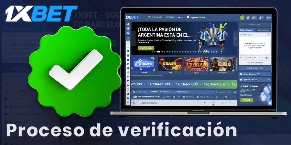 ¿Cuál es el proceso de verificación en 1xBet?