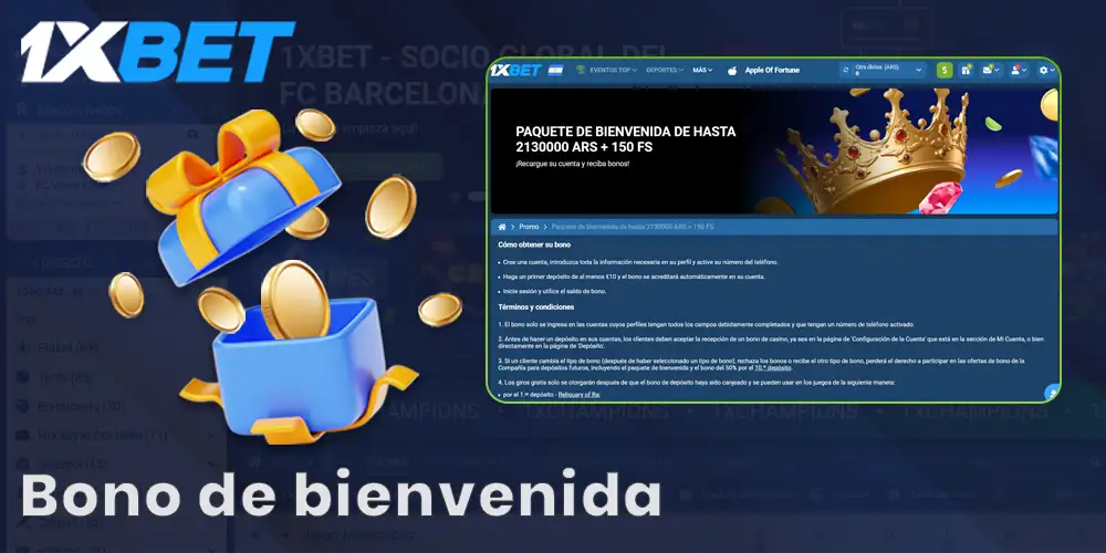 Información sobre el programa de bonos 1xBet